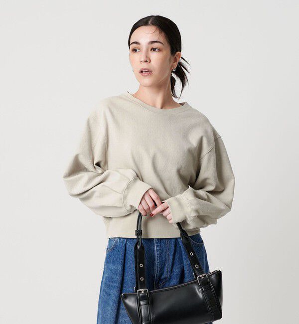 BEAUTY&YOUTH UNITED ARROWS「コットンポリエステルジャガード 袖ボリューム プルオーバー」|Tシャツ・カットソー|