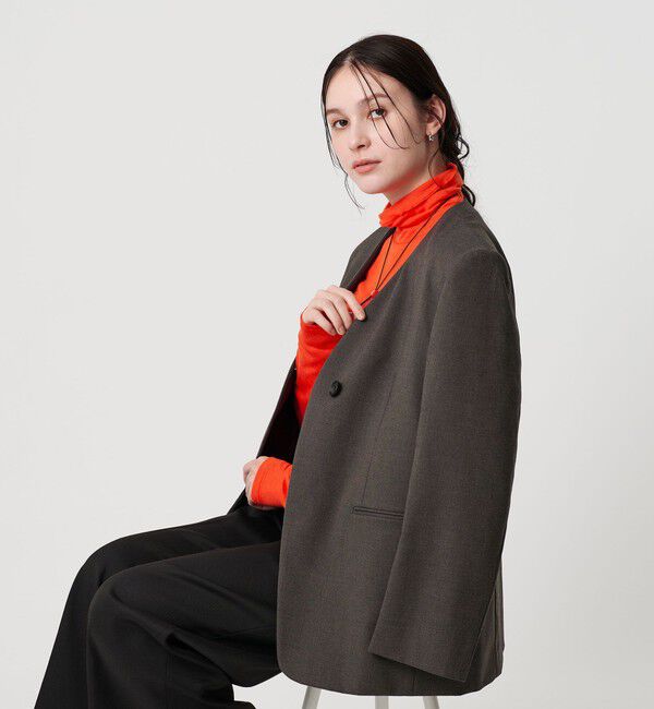 BEAUTY&YOUTH UNITED ARROWS「セルロースブレンドテレコ タートルネックカットソー」|Tシャツ・カットソー|