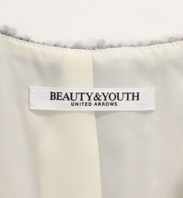 BEAUTY&YOUTH UNITED ARROWS「ドットジャガード ノーカラージャケット」|ノーカラージャケット|