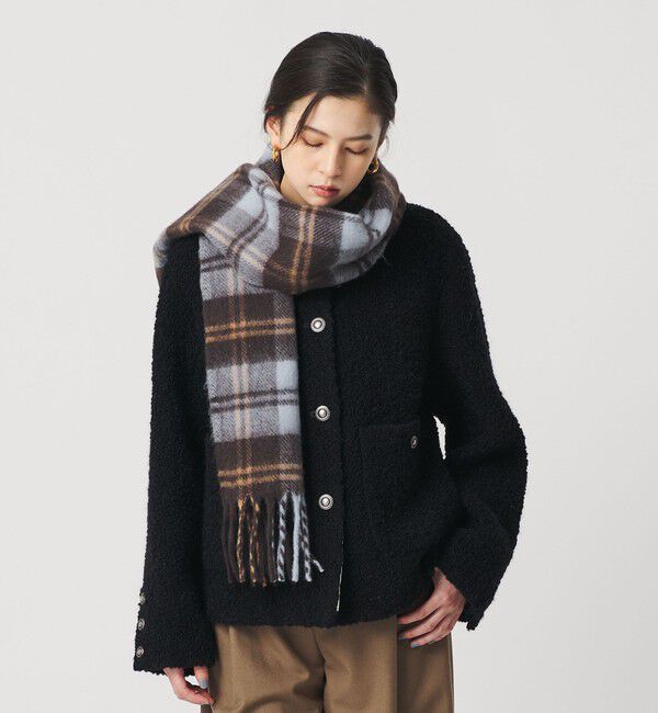 BEAUTY&YOUTH UNITED ARROWS「ドットジャガード ノーカラージャケット」|ノーカラージャケット|