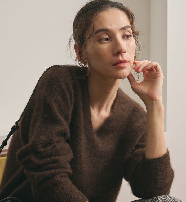 BEAUTY&YOUTH UNITED ARROWS「フォックスカシミヤブレンド Vネックニットプルオーバー」|ニット・セーター|