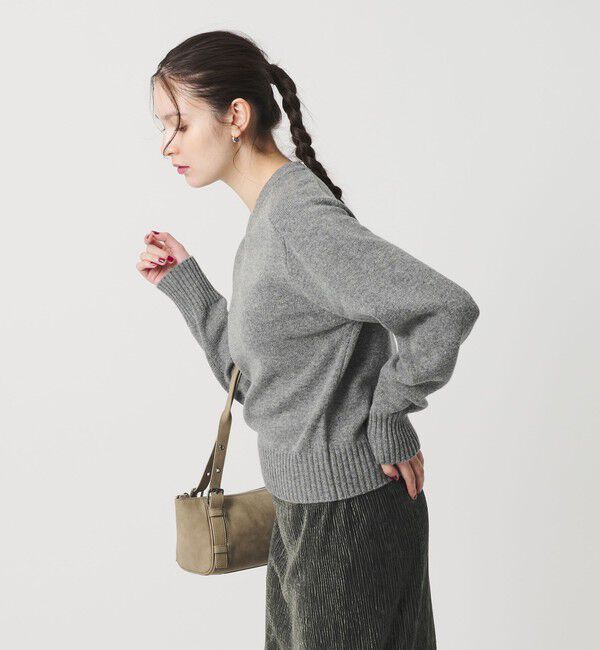 BEAUTY&YOUTH UNITED ARROWS「ウールナイロンブレンド Vネックニットプルオーバー」|ニット・セーター|