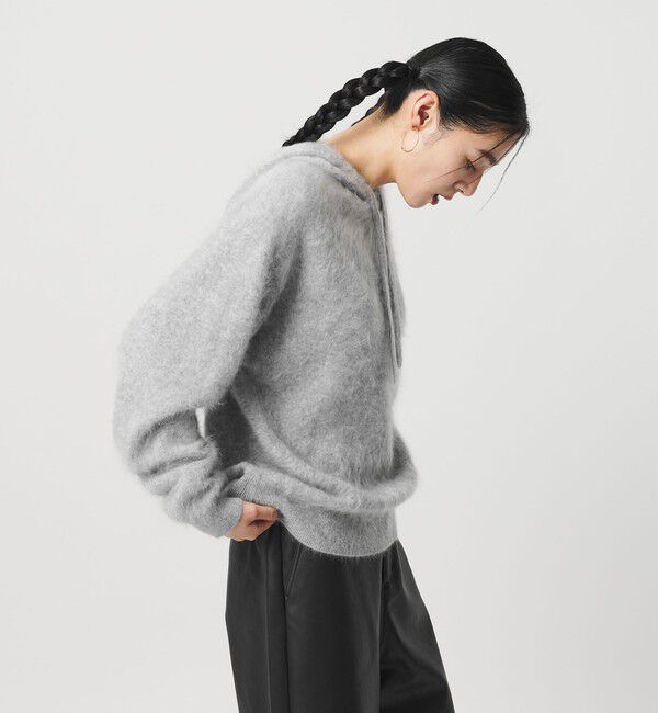 BEAUTY&YOUTH UNITED ARROWS「カシミヤニット フードプルオーバー」|ニット・セーター|