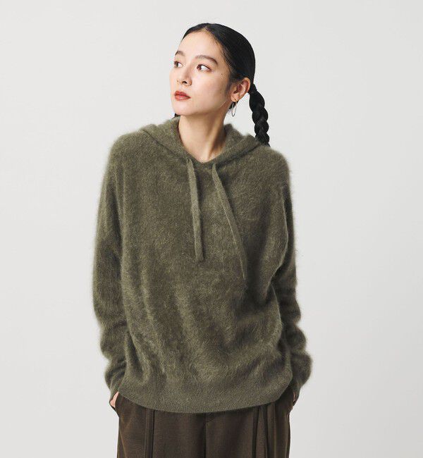 BEAUTY&YOUTH UNITED ARROWS「カシミヤニット フードプルオーバー」|ニット・セーター|