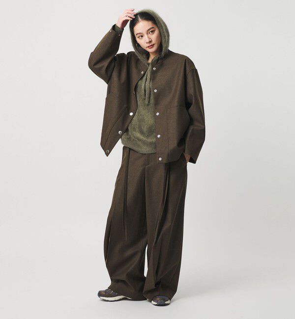 BEAUTY&YOUTH UNITED ARROWS「カシミヤニット フードプルオーバー」|ニット・セーター|