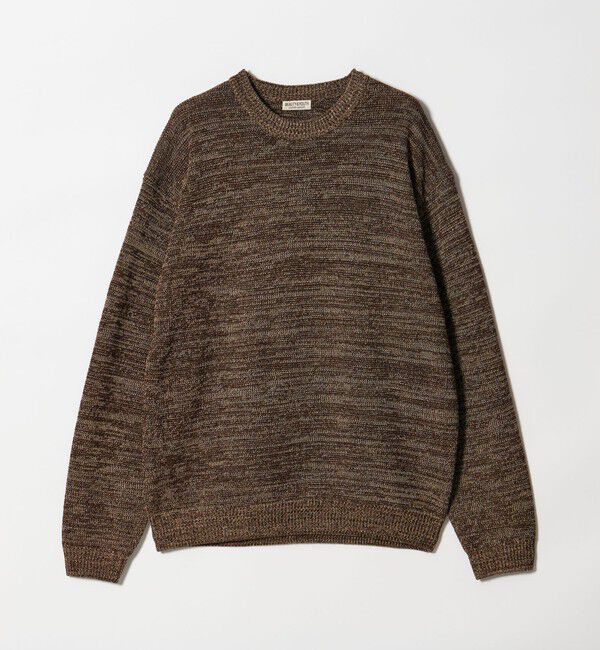 BEAUTY&YOUTH UNITED ARROWS「ドロップ ミラノ ミックス クルーネック ニット」|ニット・セーター|