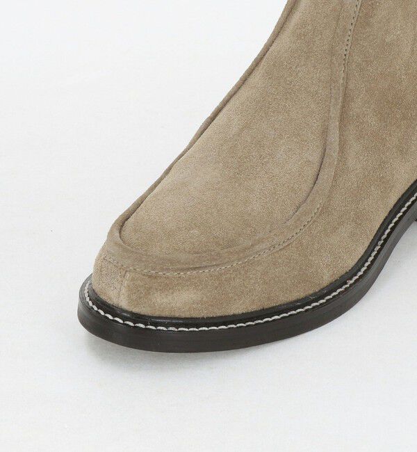 BEAUTY&YOUTH UNITED ARROWS「スエード Uチップ ショートブーツ」|ロングブーツ|