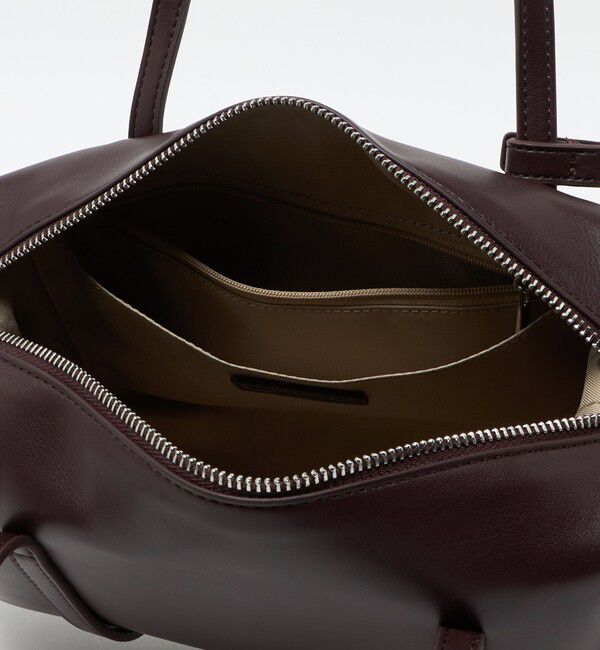 BEAUTY&YOUTH UNITED ARROWS「レザーライク ジップ スクエア ボストンバッグ」|ボストンバッグ|