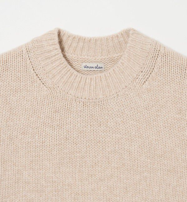 STEVEN ALAN「＜Steven Alan＞ ハミルトンラムズウール ハイクルーネック ニット NARROW」|ニット・セーター|