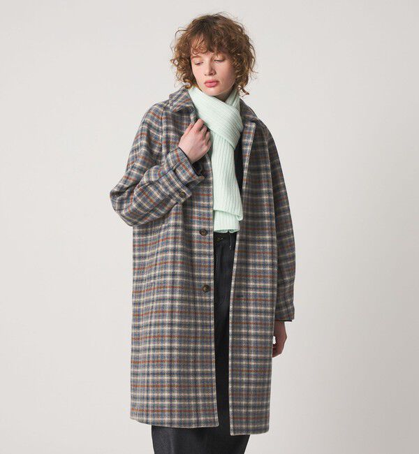 STEVEN ALAN「＜Steven Alan＞チェック ラグランスリーブ コート」|その他|OLIVE