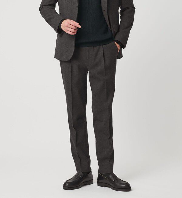 BEAUTY&YOUTH UNITED ARROWS「【WEB限定 WARDROBE SMART】DELEGANT サキソニー セットアップ/ジャケット＆イージーパンツ」|スーツ|