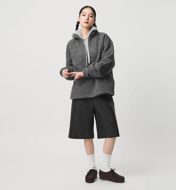 BEAUTY&YOUTH UNITED ARROWS「ハーフジップ エルボーパッチ プルオーバー」|Tシャツ・カットソー|