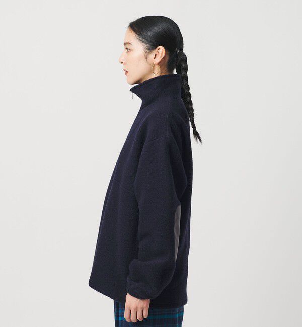BEAUTY&YOUTH UNITED ARROWS「ハーフジップ エルボーパッチ プルオーバー」|Tシャツ・カットソー|