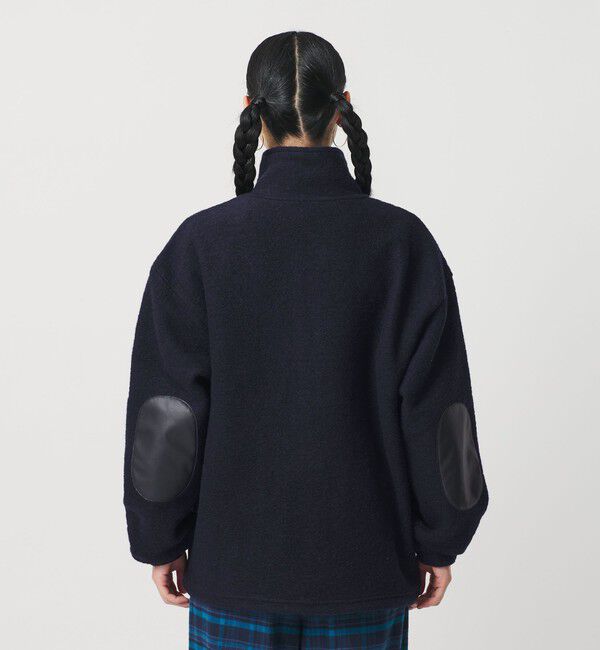 BEAUTY&YOUTH UNITED ARROWS「ハーフジップ エルボーパッチ プルオーバー」|Tシャツ・カットソー|