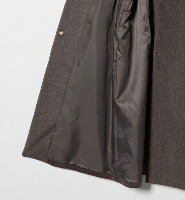 BEAUTY&YOUTH UNITED ARROWS「毛ナイロン ノーカラーコート」|ノーカラーコート|