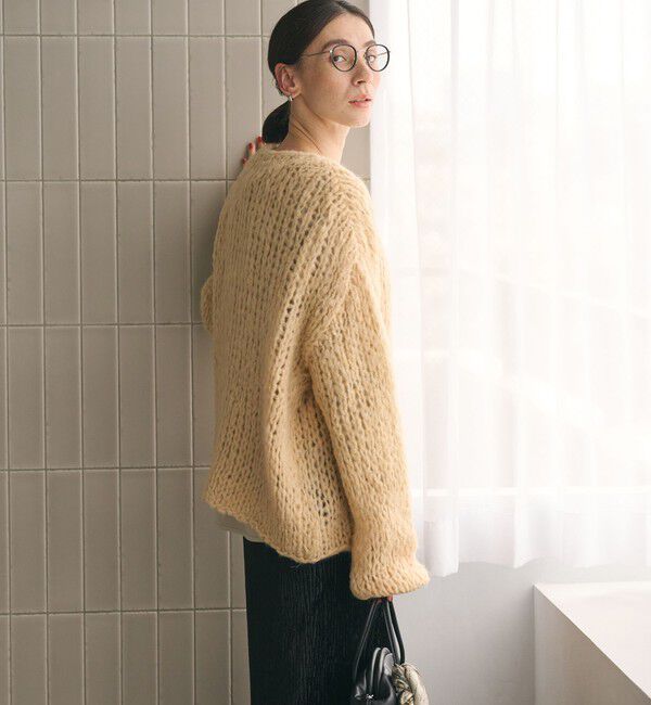 BEAUTY&YOUTH UNITED ARROWS「ウールモヘヤナイロン ルーズニットプルオーバー」|ニット・セーター|