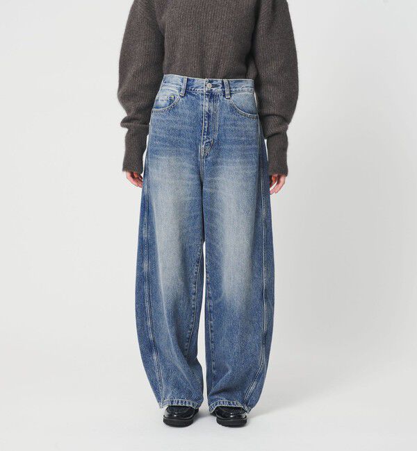 BEAUTY&YOUTH UNITED ARROWS「コットンデニム カーブパンツ」|デニム|