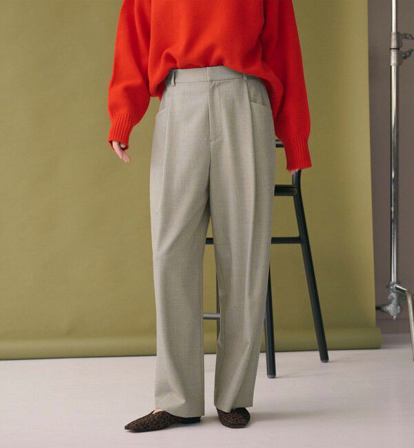 BEAUTY&YOUTH UNITED ARROWS「ウールブレンド ツイルバックゴムパンツ ウォッシャブル」|その他|