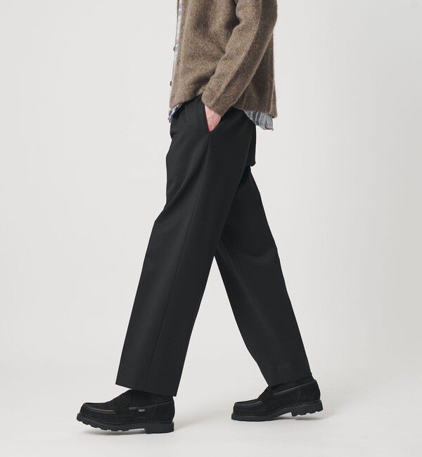 BEAUTY&YOUTH UNITED ARROWS「尾州  TR テーパード パンツ 裏起毛 手洗い可能」|チノ|