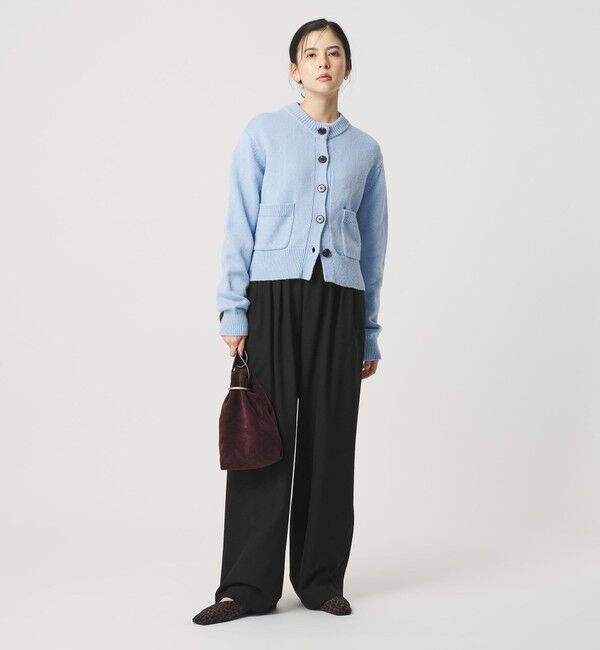 BEAUTY&YOUTH UNITED ARROWS「裏起毛ジョーゼット ワイドパンツ ウォッシャブル」|その他|