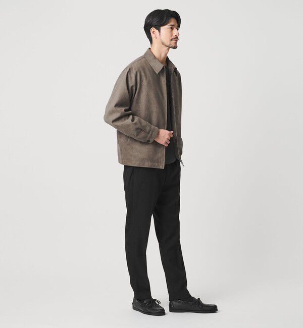 BEAUTY&YOUTH UNITED ARROWS「【WEB限定 WARDROBE SMART】ウールライク ノープリーツ パンツ」|チノ|