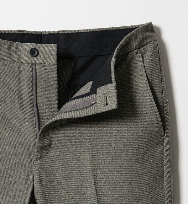 BEAUTY&YOUTH UNITED ARROWS「【WEB限定 WARDROBE SMART】ウールライク ノープリーツ パンツ」|チノ|