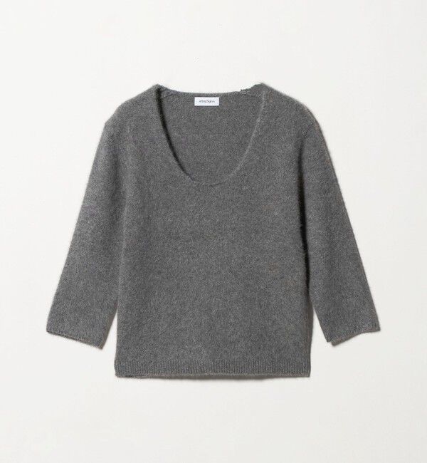 ATTISESSION「＜ATTISESSION＞ディープ ネック ニット トップス」|ニット・セーター|