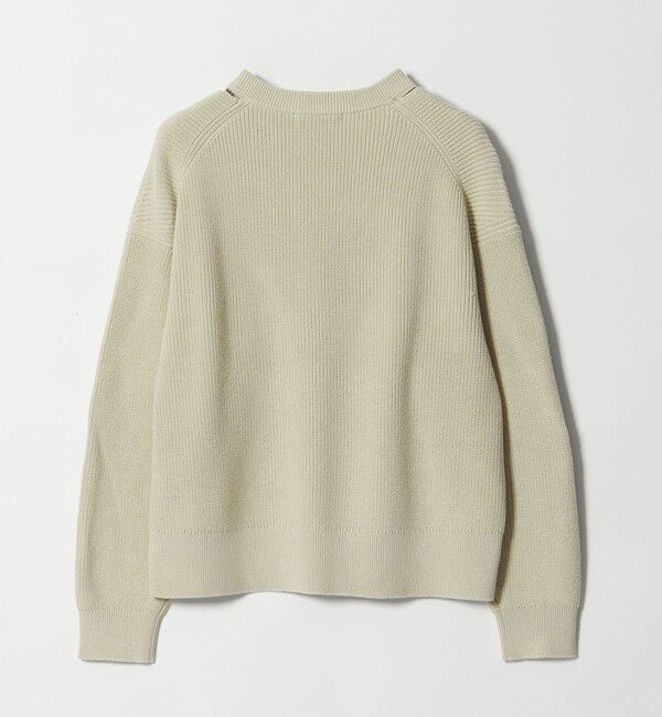 BEAUTY&YOUTH UNITED ARROWS「アゼ スリットVネック ニットプルオーバー ウォッシャブル」|ニット・セーター|