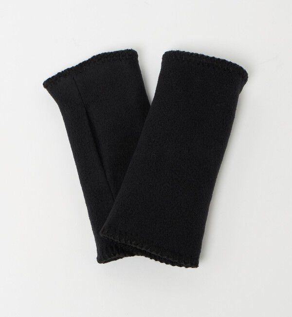 BEAUTY&YOUTH UNITED ARROWS「＜TWEEDMILL＞フリース ステッチ フィンガーレスグローブ」|手袋|