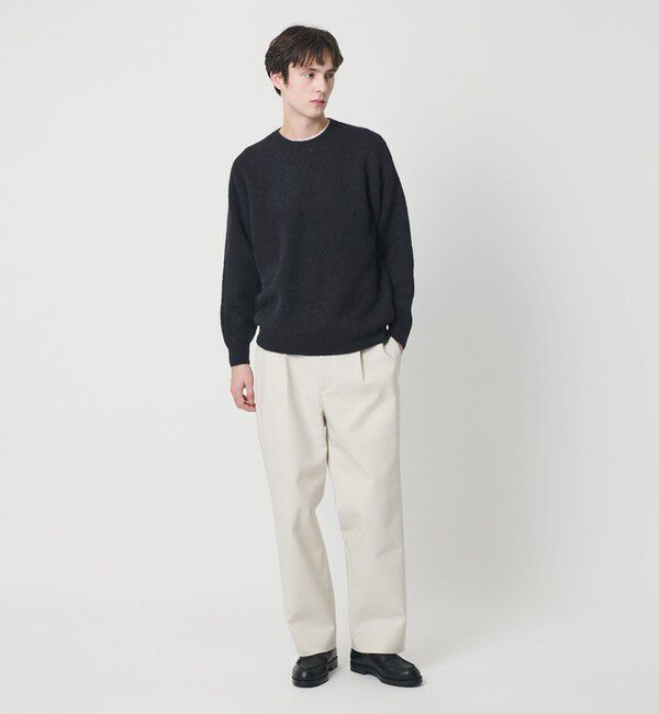 BEAUTY&YOUTH UNITED ARROWS「エアシャギー アルパカ クルーネック ニット」|ニット・セーター|