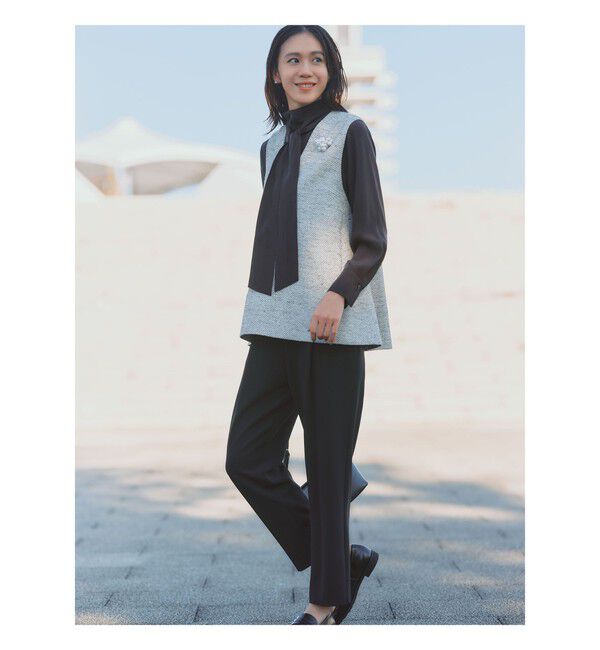 Demi-Luxe BEAMS 「トリアセ 1タック パンツ＊」|スラックス|