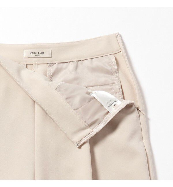 Demi-Luxe BEAMS 「トリアセ 1タック パンツ＊」|スラックス|