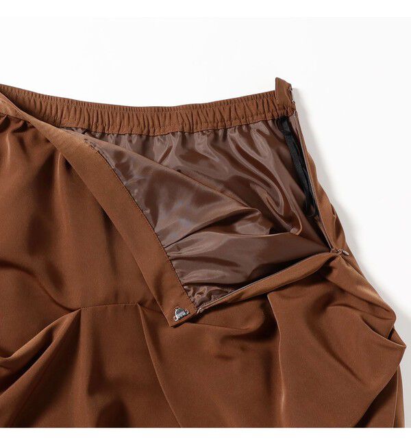 Ray BEAMS 「ランダム タック ボリューム スカート」|スカート|