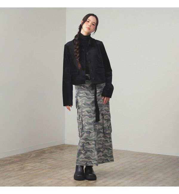 Ray BEAMS 「モール ステンカラー ジャケット」|ダッフルコート|