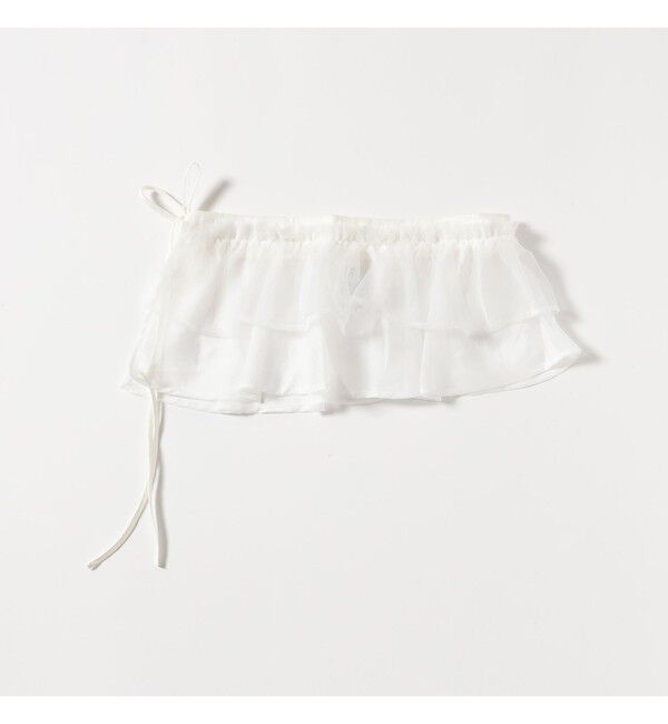 Ray BEAMS 「フリルベルト セット スウェットパンツ」|チノ|