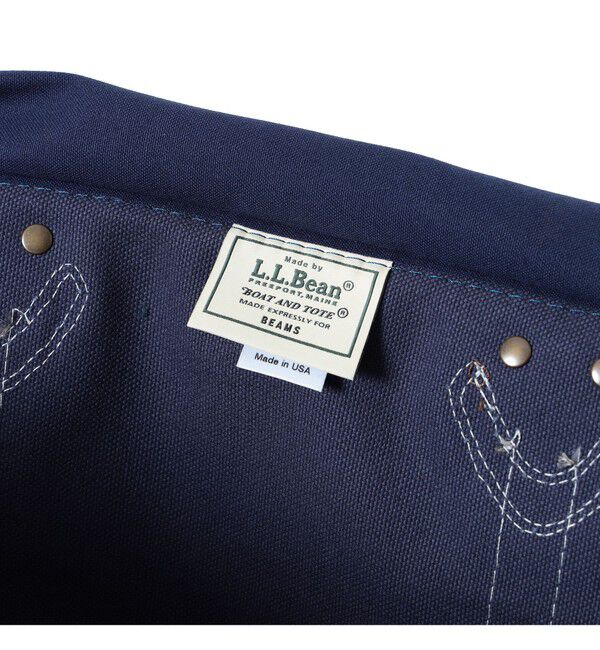 BEAMS PLUS「L.L.Bean / 別注 Deep Bottom Leather Handle Zip Tote XL」|その他|