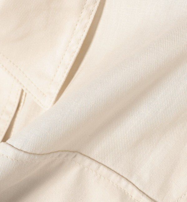 SHIPS for women「〈手洗い可能〉綿麻 ミリタリー オーバー ジャケット」|ミリタリー・モッズコート|