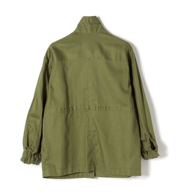 SHIPS for women「〈手洗い可能〉綿麻 ミリタリー オーバー ジャケット」|ミリタリー・モッズコート|