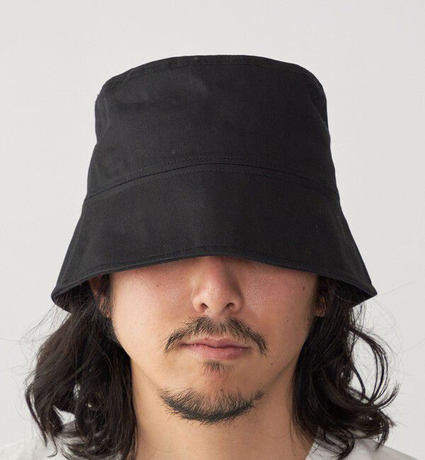 SHIPS「【WEB限定】SHIPS: マイクロ SHIPSロゴ エンブロイダリー オーバーフィット バケットハット」|ハット|