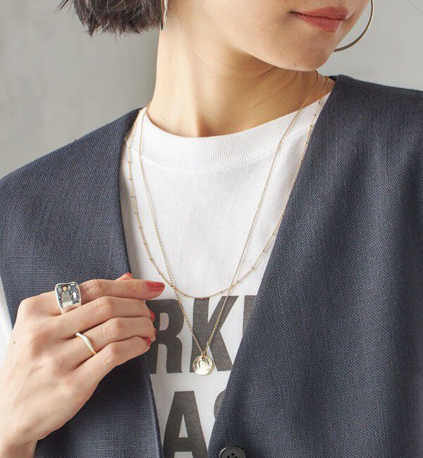 SHIPS for women「レイヤード コイン ネックレス」|ネックレス|