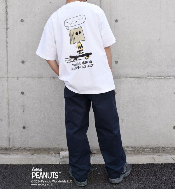 SHIPS any「SHIPS any: SNOOPY コラボ カルチャー グラフィック バック プリント Tシャツ◇」|Tシャツ・カットソー|