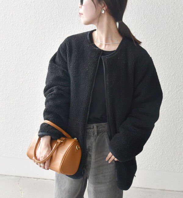 SHIPS any「【SHIPS any別注】TAION:〈手洗い可能〉ダウン ボア リバーシブル ジャケット」|ダウン|