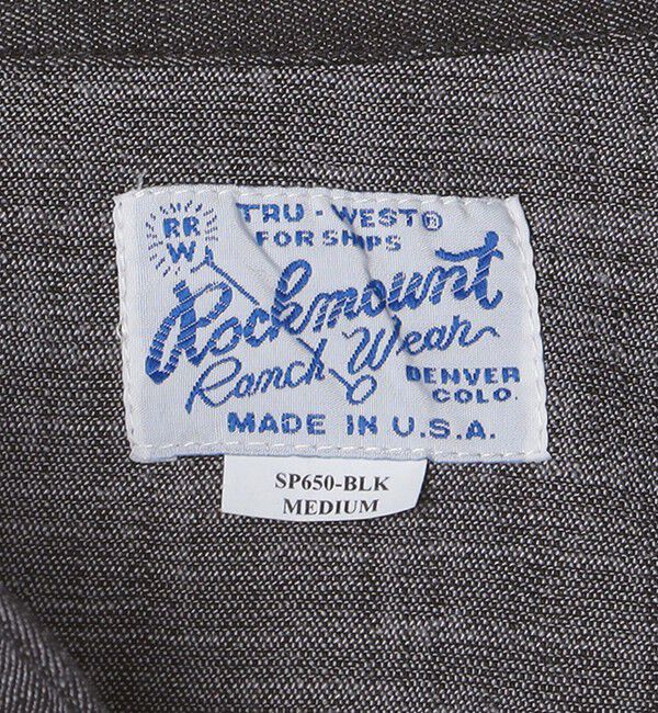 SHIPS「ROCKMOUNT: リラックス デニム ウエスタン シャツ」|シャツ・ブラウス|