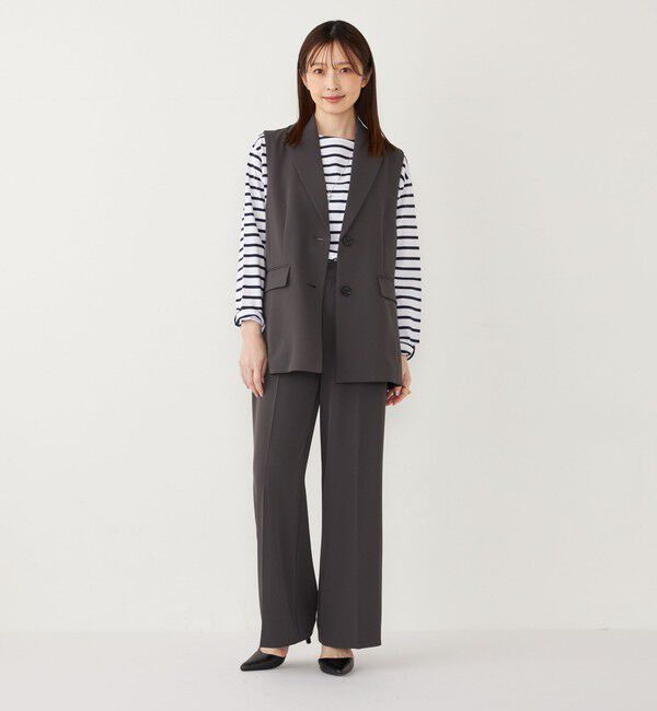 SHIPS Colors 「SHIPS Colors:〈手洗い可能〉シングルボタン ジレ (セットアップ対応可能)◇」|ベスト・ジレ|