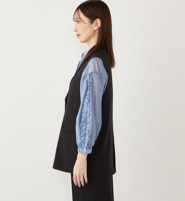 SHIPS Colors 「SHIPS Colors:〈手洗い可能〉シングルボタン ジレ (セットアップ対応可能)◇」|ベスト・ジレ|