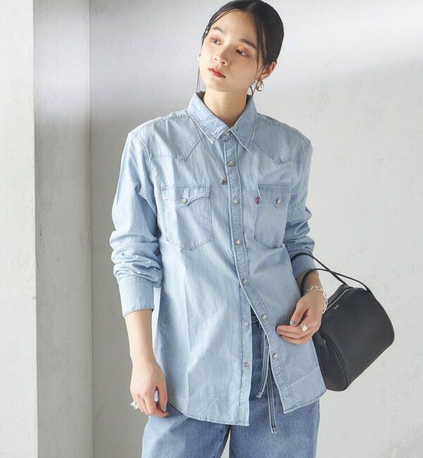 SHIPS for women「Levi&rsquo;s:BARSTOW WESTERNSTANDRAD」|シャツ・ブラウス|ライトブルー