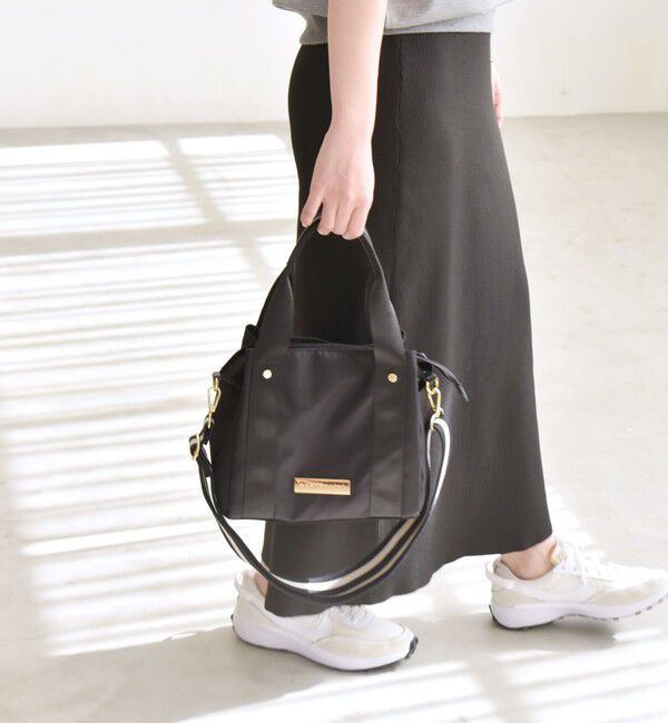 quaranciel「quaranciel: 2way 8ポケット ライン ショルダー バッグ」|ショルダー・メッセンジャー|