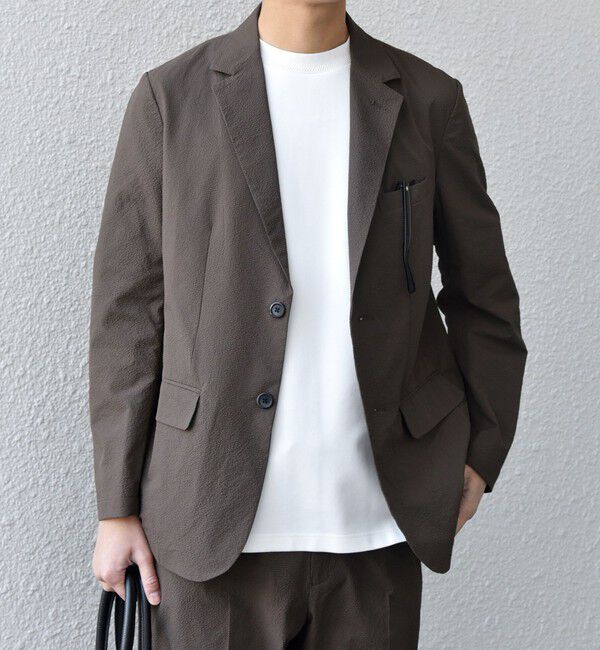 SHIPS any「SHIPS any:〈撥水/軽量/ストレッチ〉SOLOTEX(R) シアサッカー セットアップ スーツ 25SS◇」|スーツ|