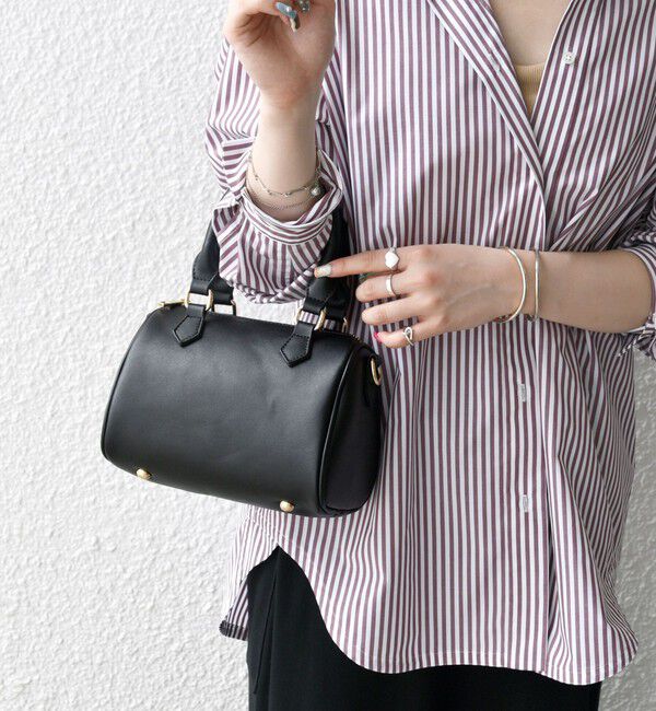 SHIPS any「《追加予約》VELETTO: 2WAY ショルダー ミニ ボストン バッグ」|ボストンバッグ|