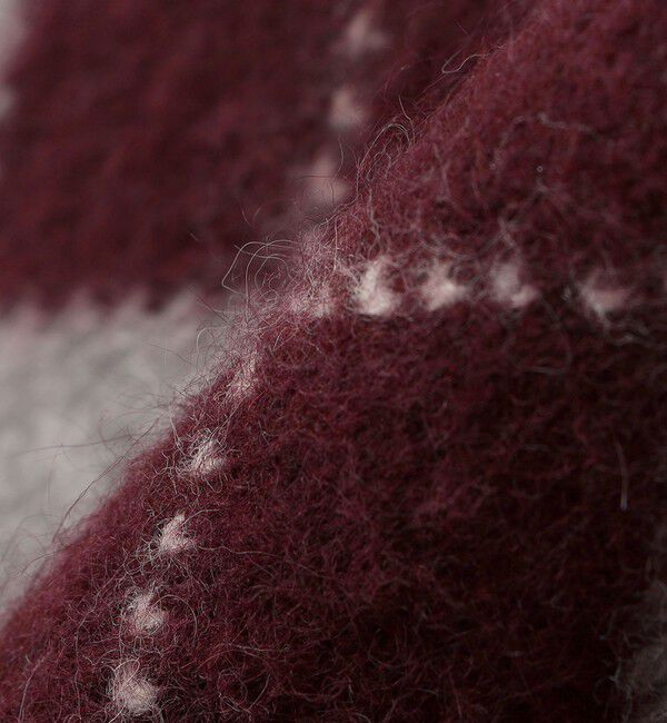 SHIPS for women「〈手洗い可能〉ディープ Vネック アーガイル ベスト」|ベスト・ジレ|